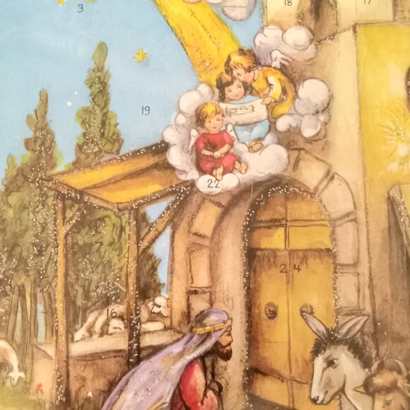 Vintage Korsch Verlag Honoring King Jesus Christ Advent Calendar Germany - Picture 3 of 10